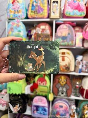 Loungefly Bambi Cardholder Wallet in Green and Brown